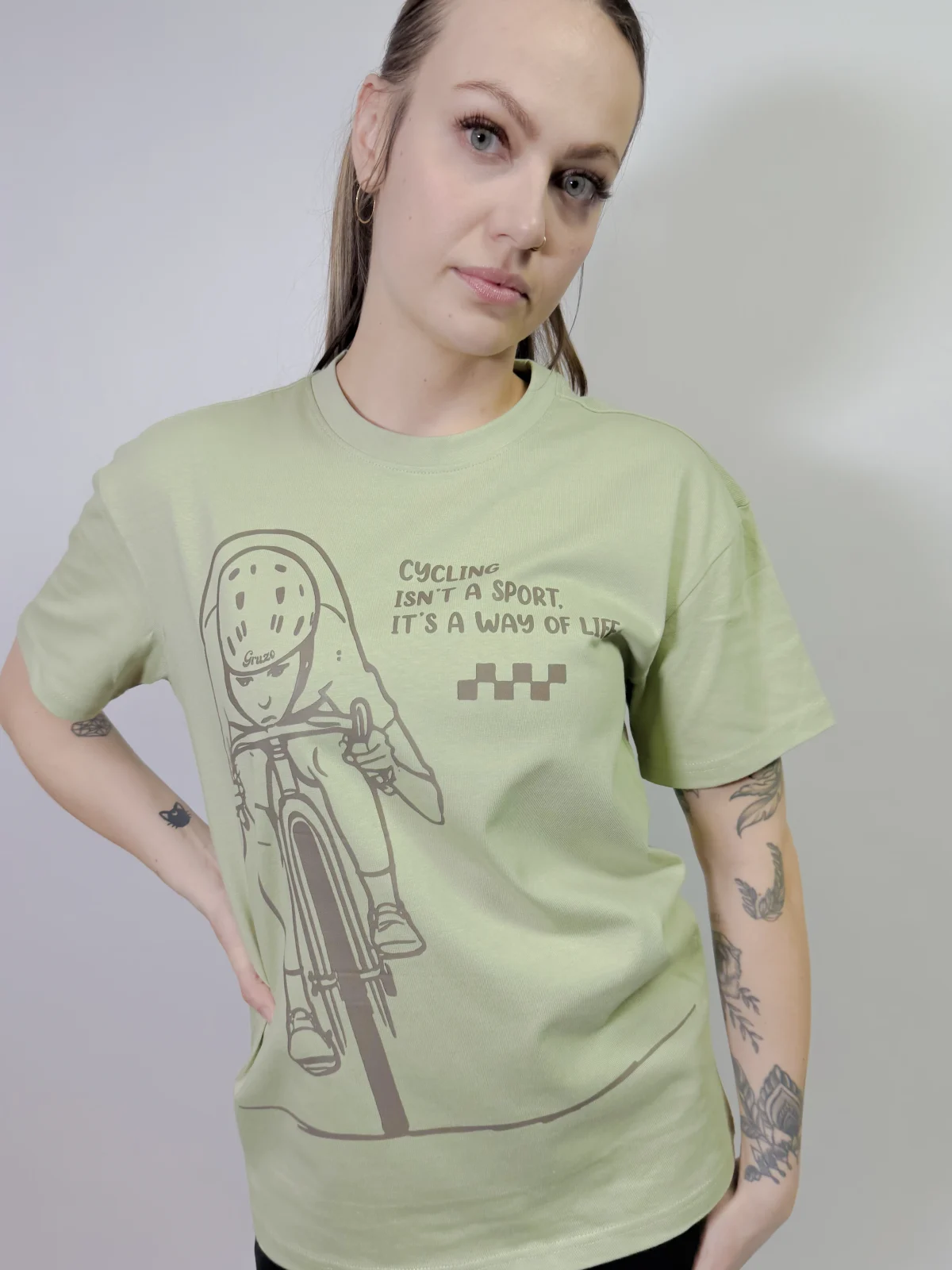 Koszulka oversife Gruzo bawełniana