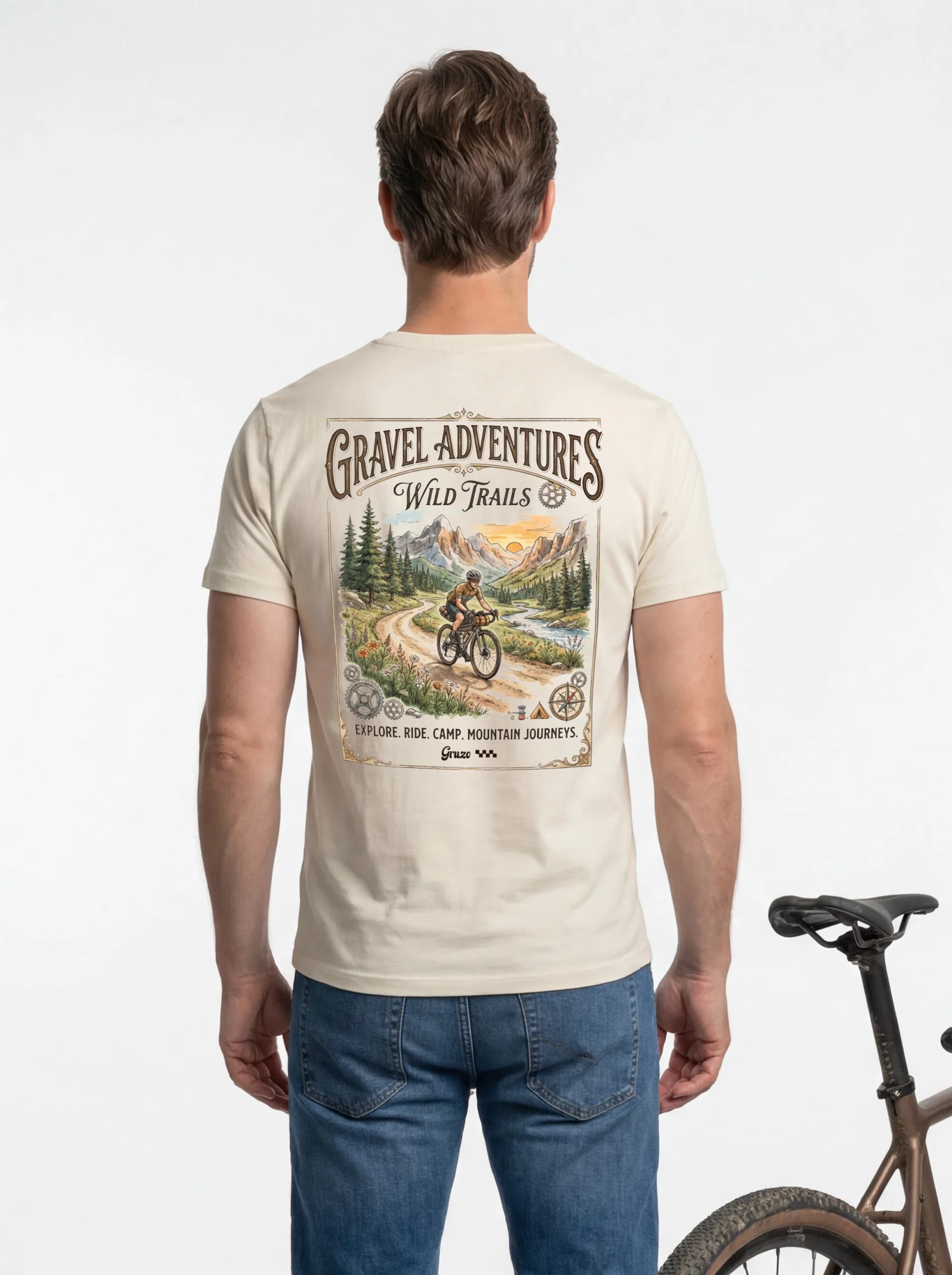 KOSZULKA BAWEŁNIANA GRAVEL