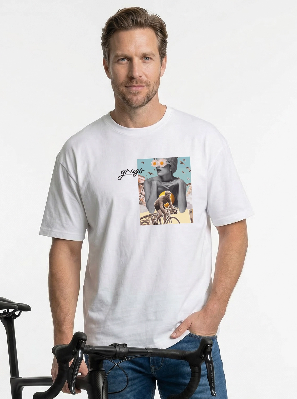 koszulka bawełniana rowerowa