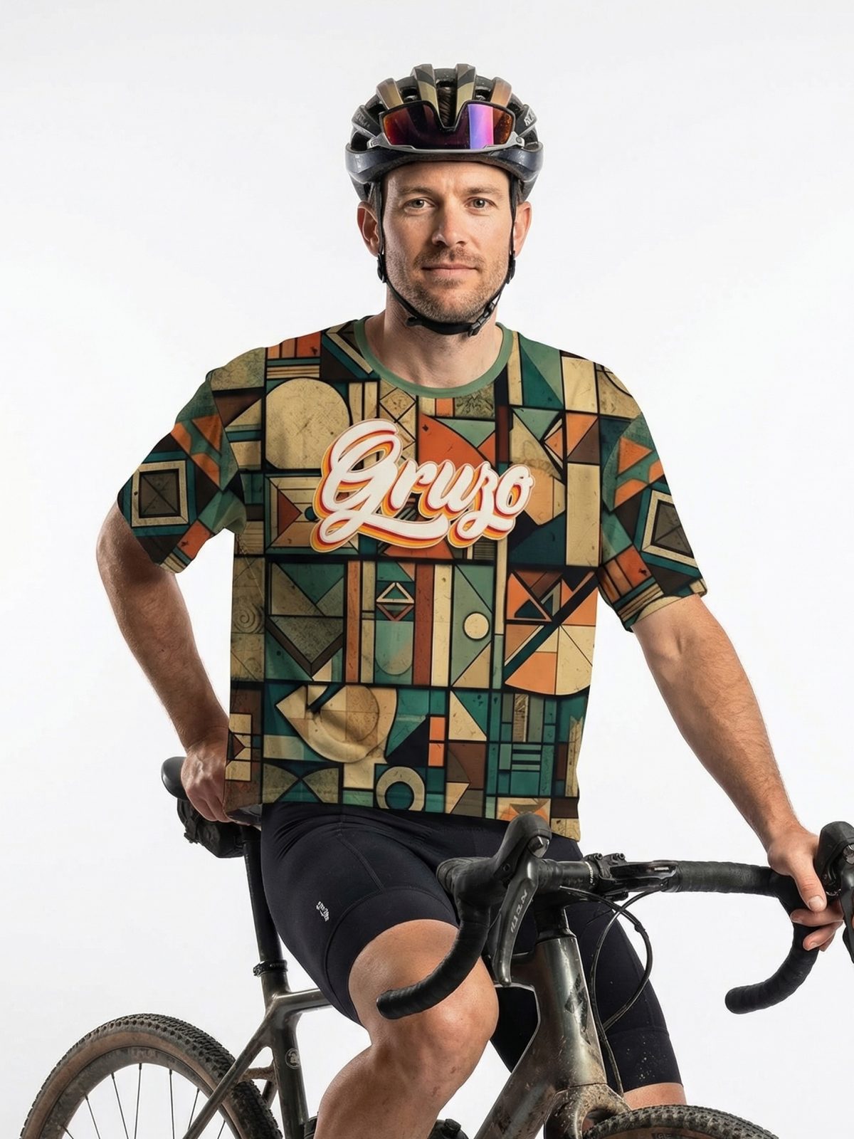 Koszulka rowerowa oversize z kieszeniami