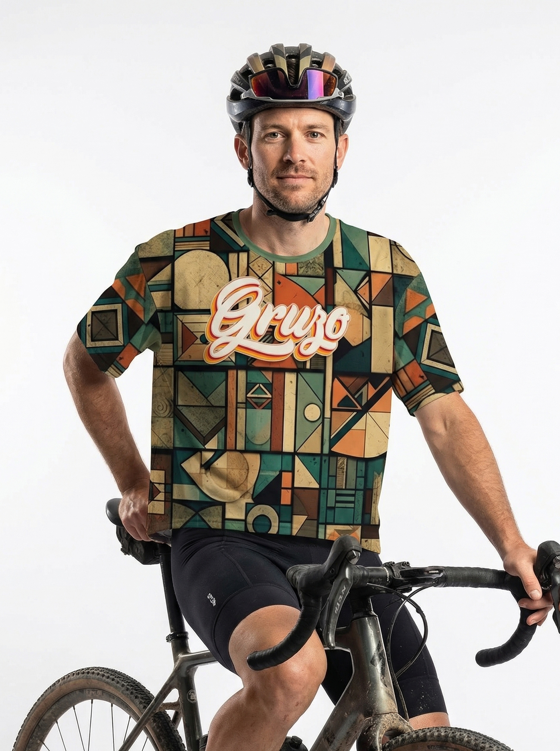 Koszulka rowerowa oversize z kieszeniami