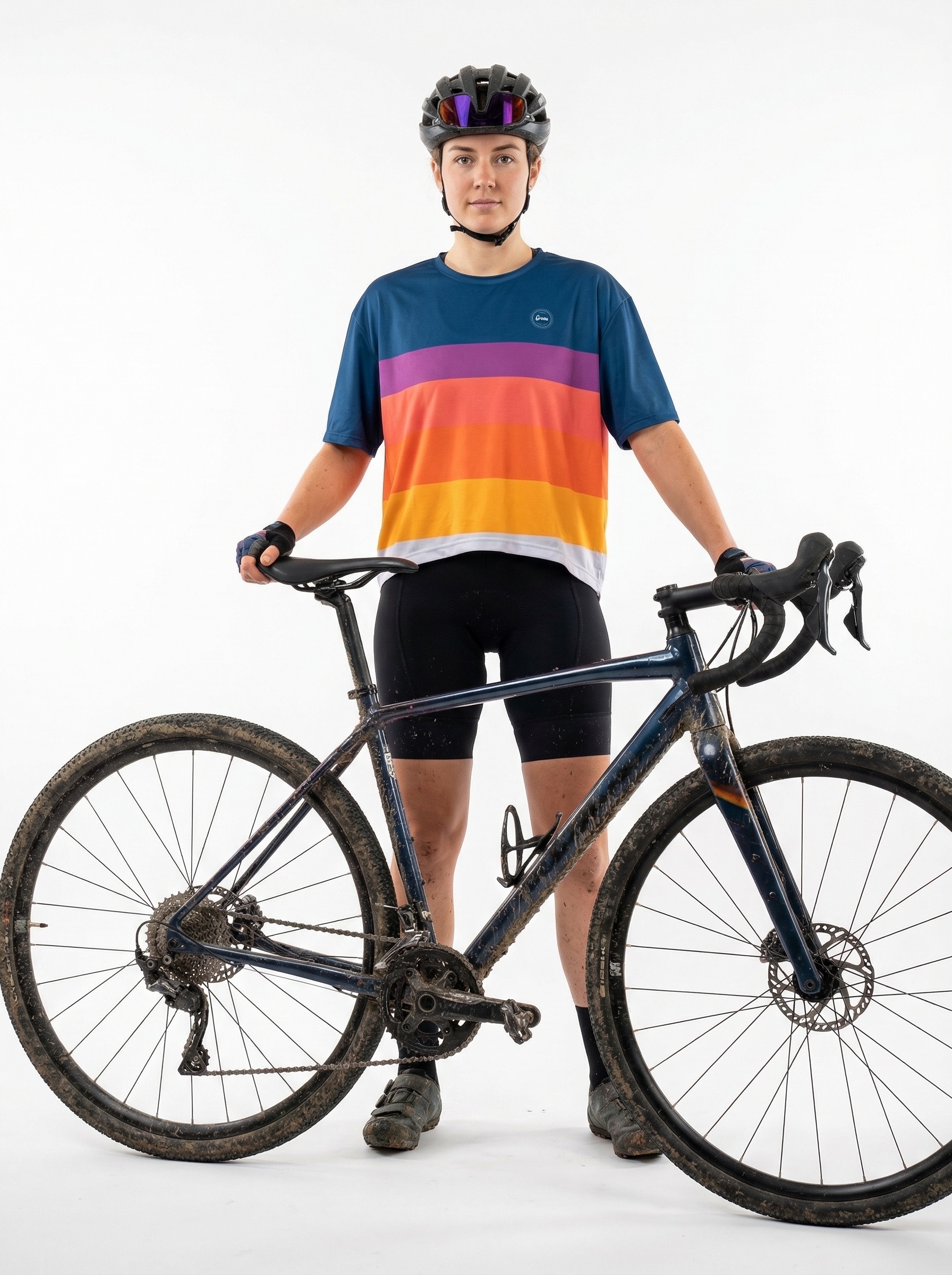 Koszulka rowerowa Oversize SPLIT - obrazek 2