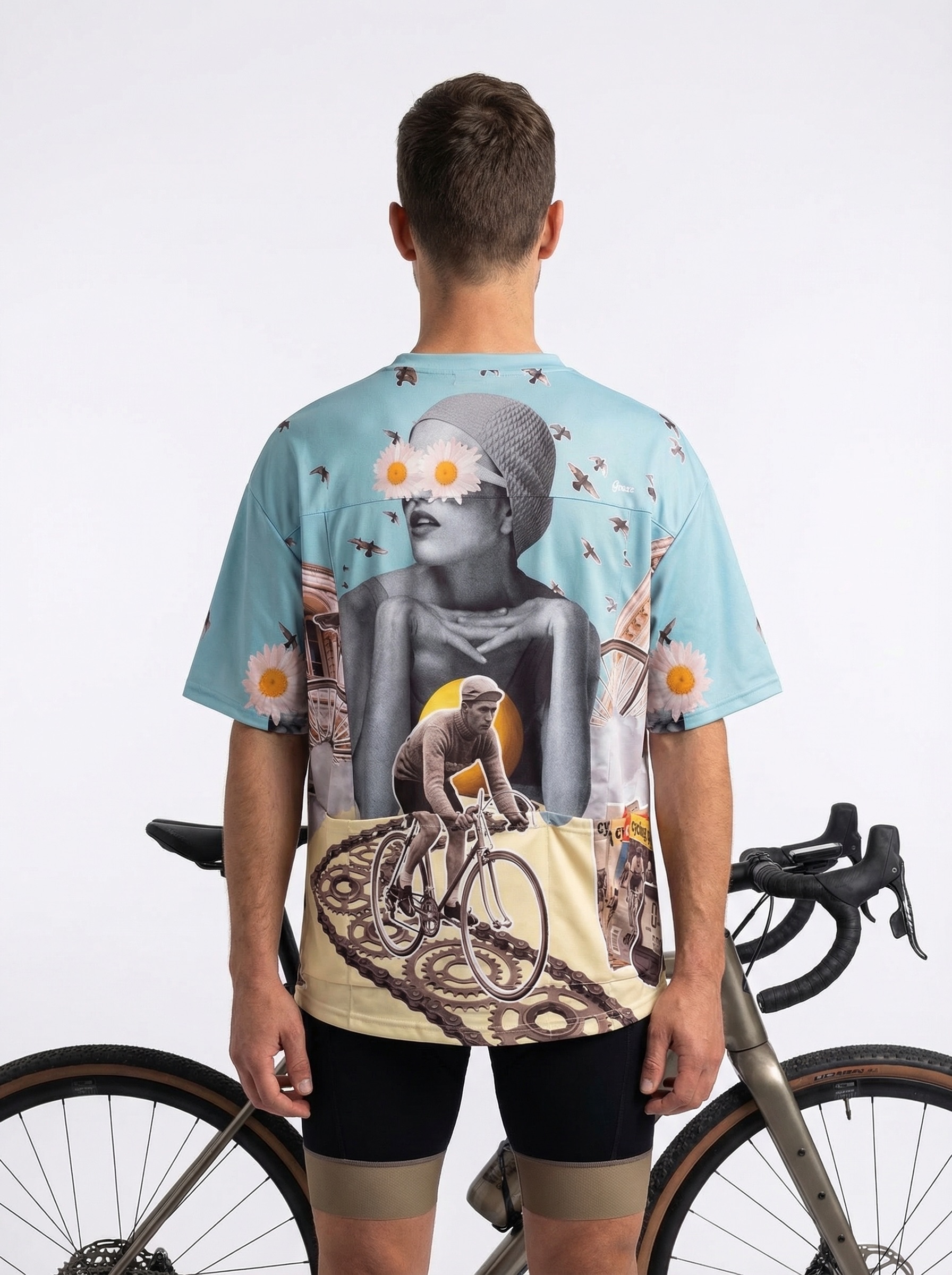 Koszulka rowerowa Oversize MONACO - obrazek 3